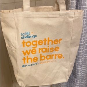 NEW pure barre tote bag